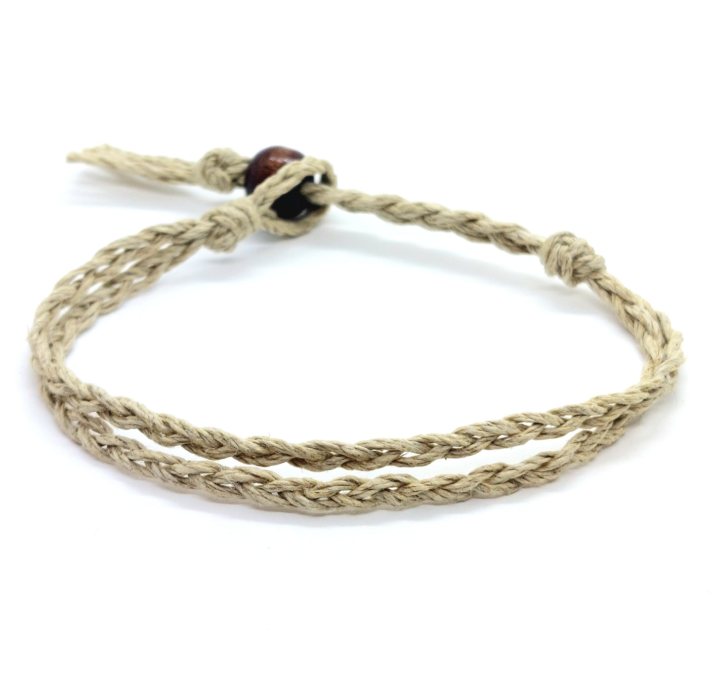 Double Braided Hempnotic Jewelry Hemp Bracelet or Hemp Anklet