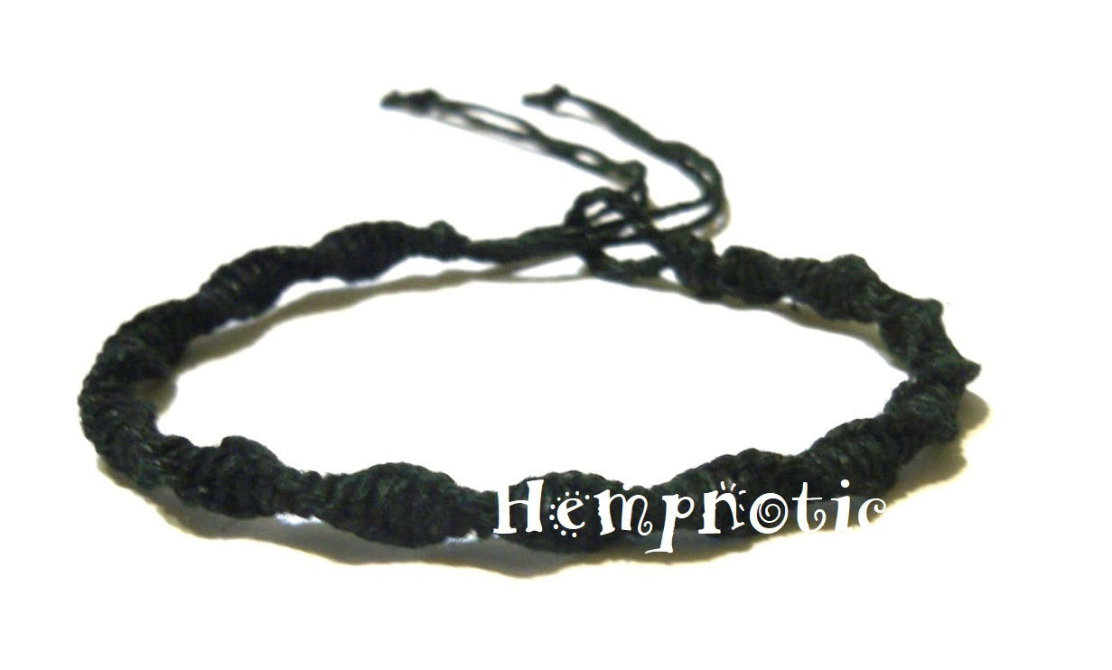Spiral Twisted Hemp Anklet