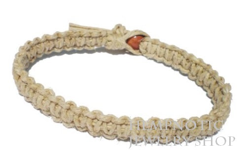Natural Hemp Surfer Hawaiian Style Bracelet or Anklet