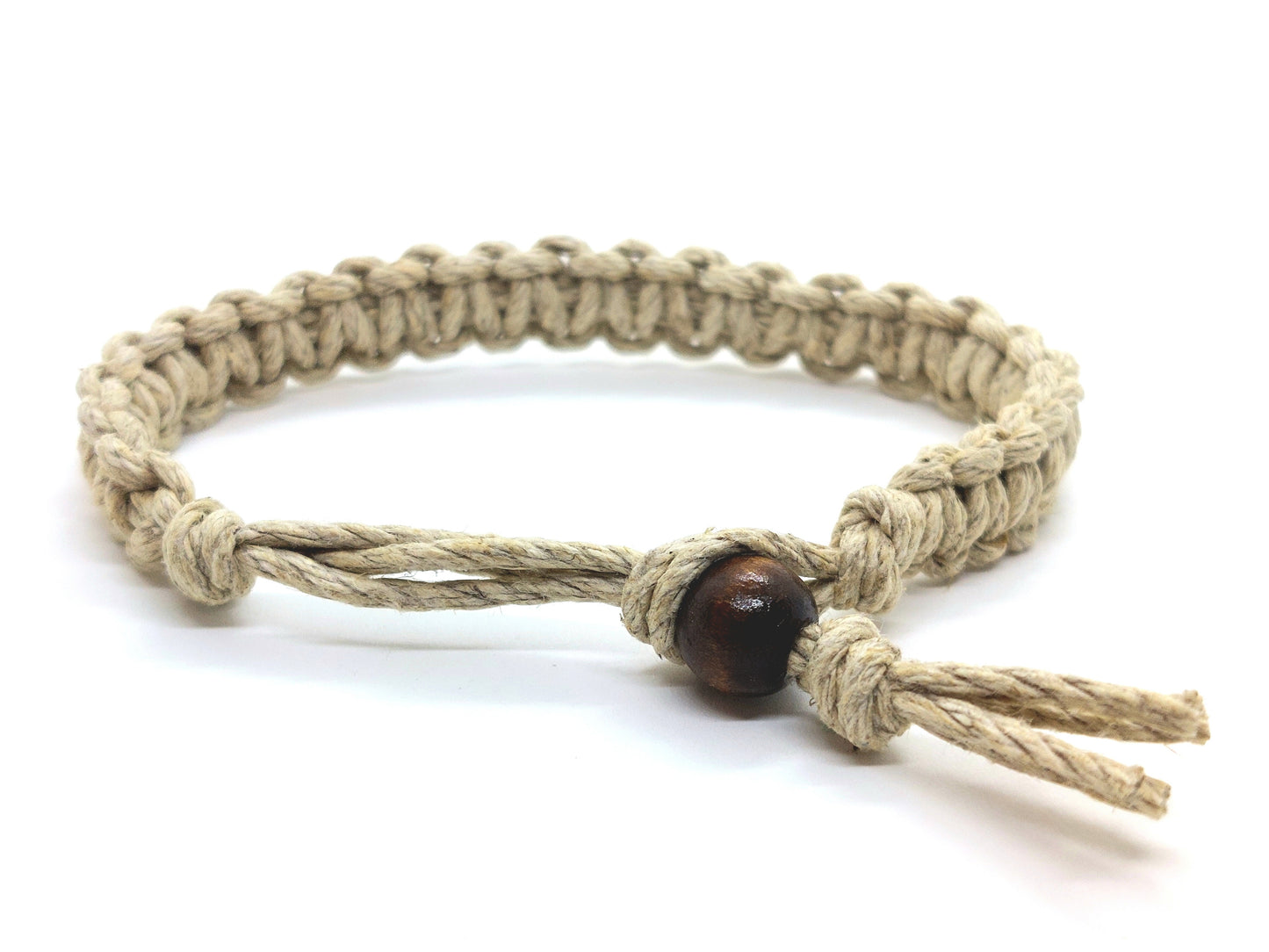 1114 - Hempnotic Men's or Women's Surfer Hawaiian Natural Hemp Bracelet