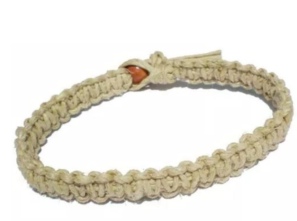 Natural Hemp Surfer Hawaiian Style Bracelet or Anklet
